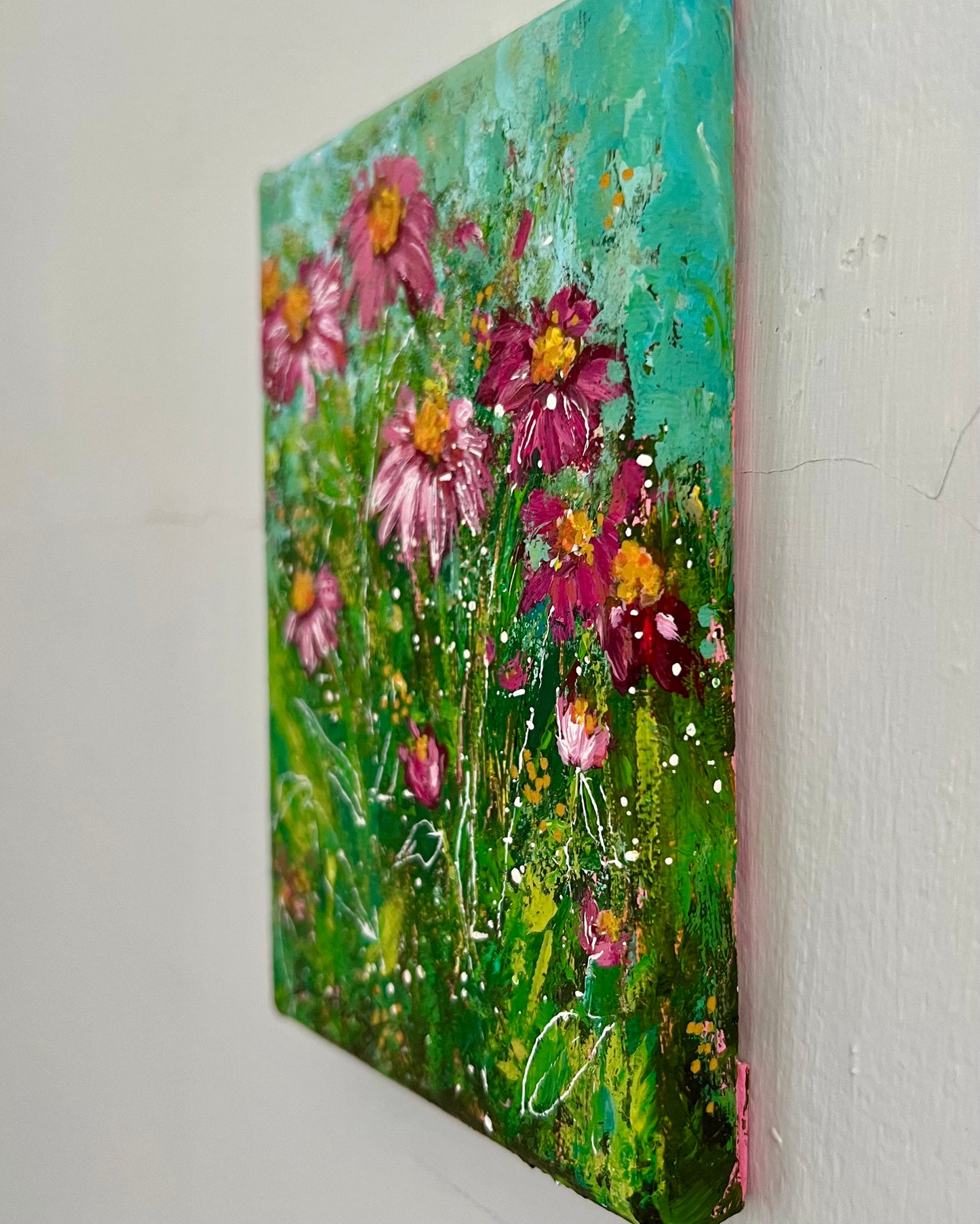Coneflowers on Canvas 001