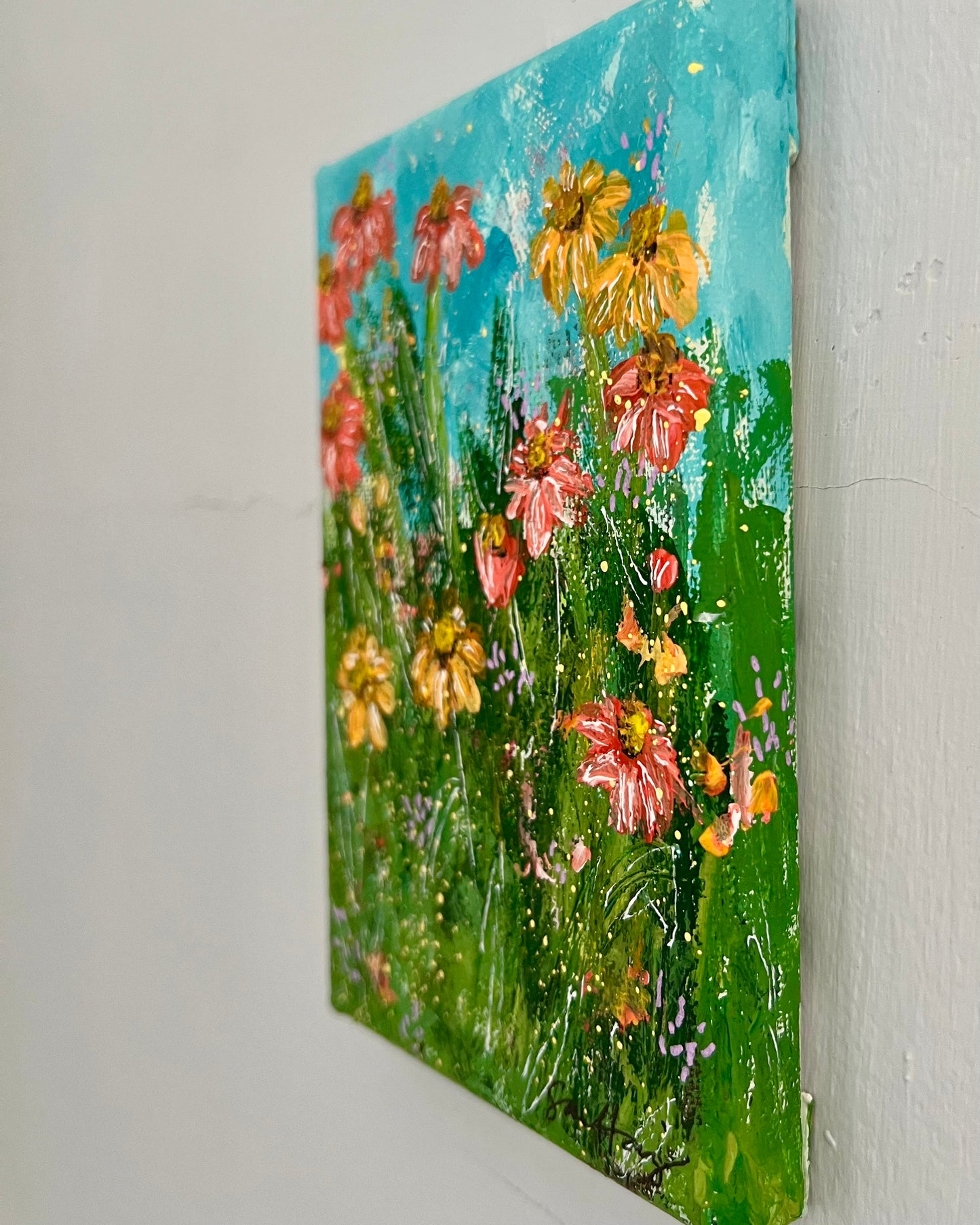Coneflowers on Canvas 003