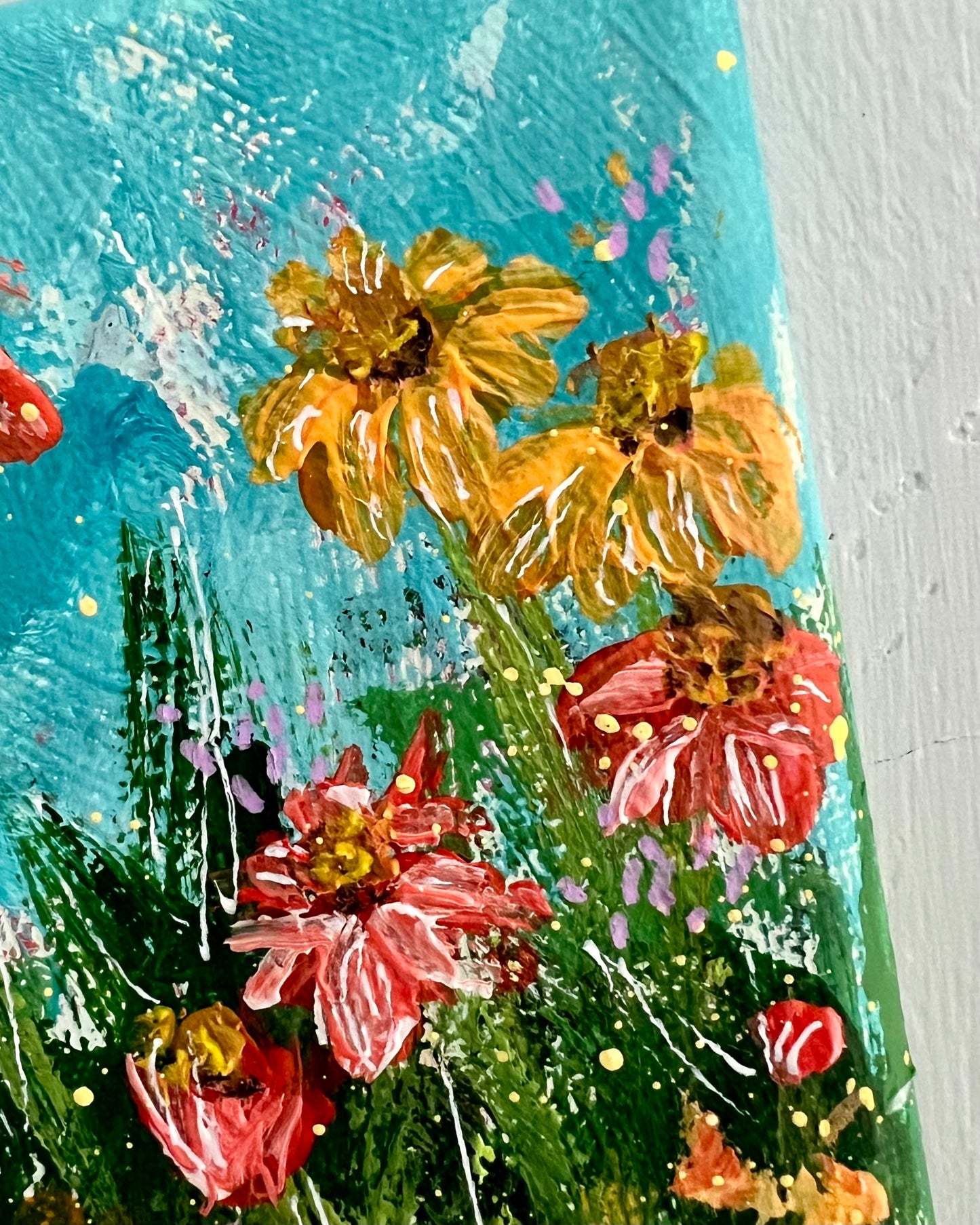 Coneflowers on Canvas 003