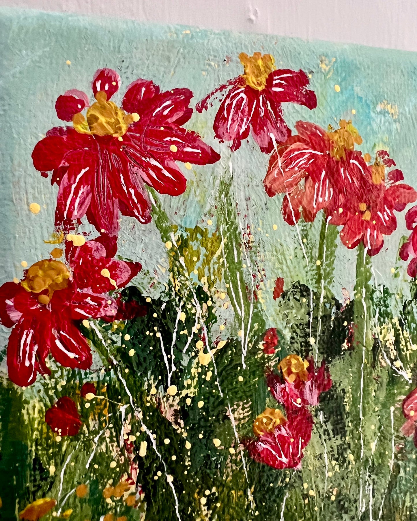 Coneflowers on Canvas 004
