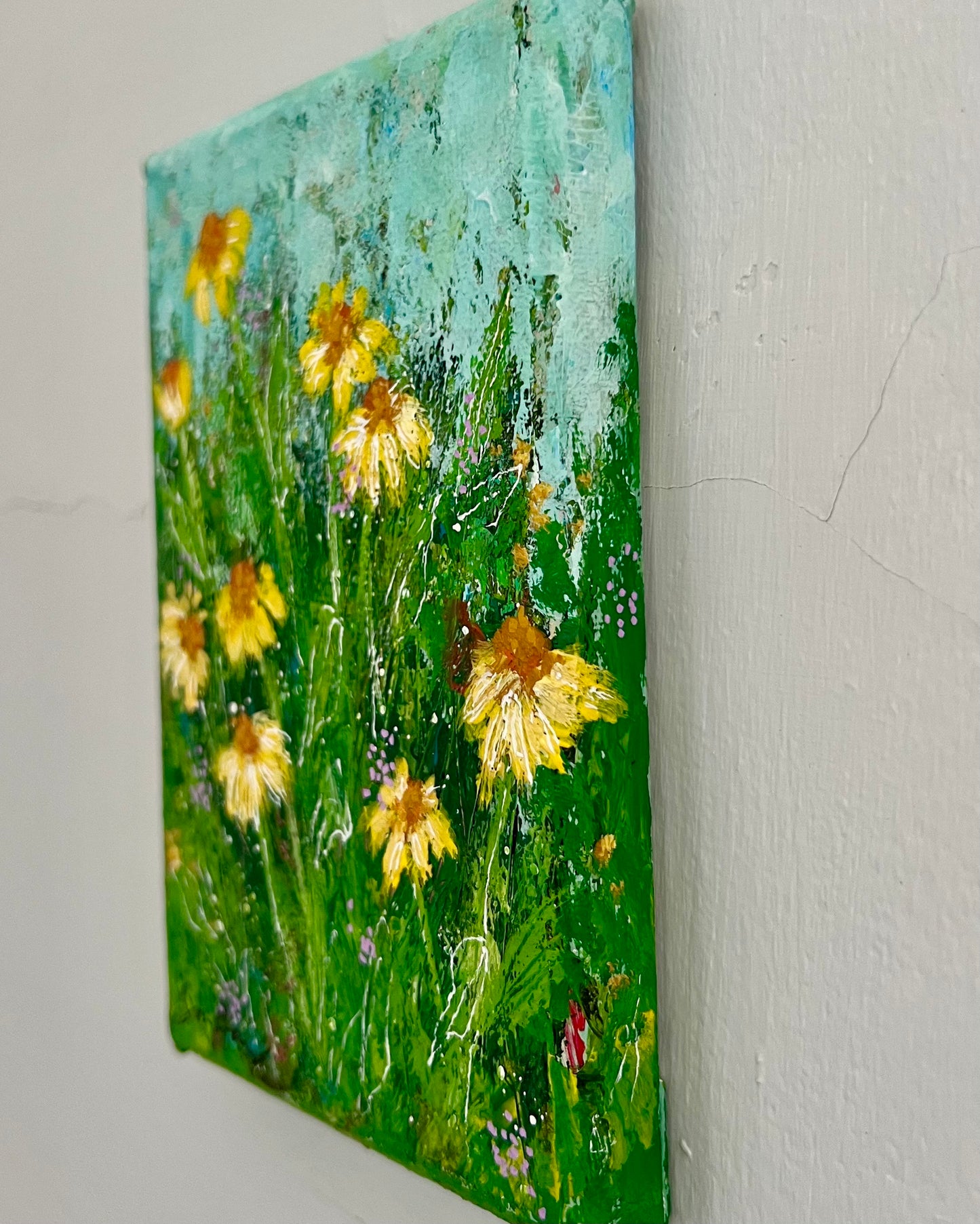 Coneflowers on Canvas 005