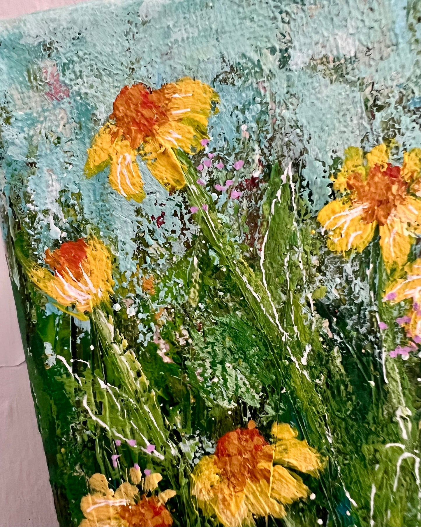 Coneflowers on Canvas 005