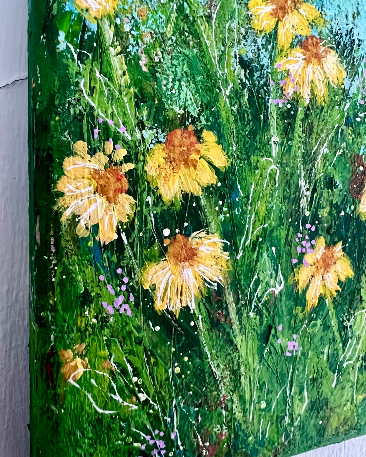 Coneflowers on Canvas 005