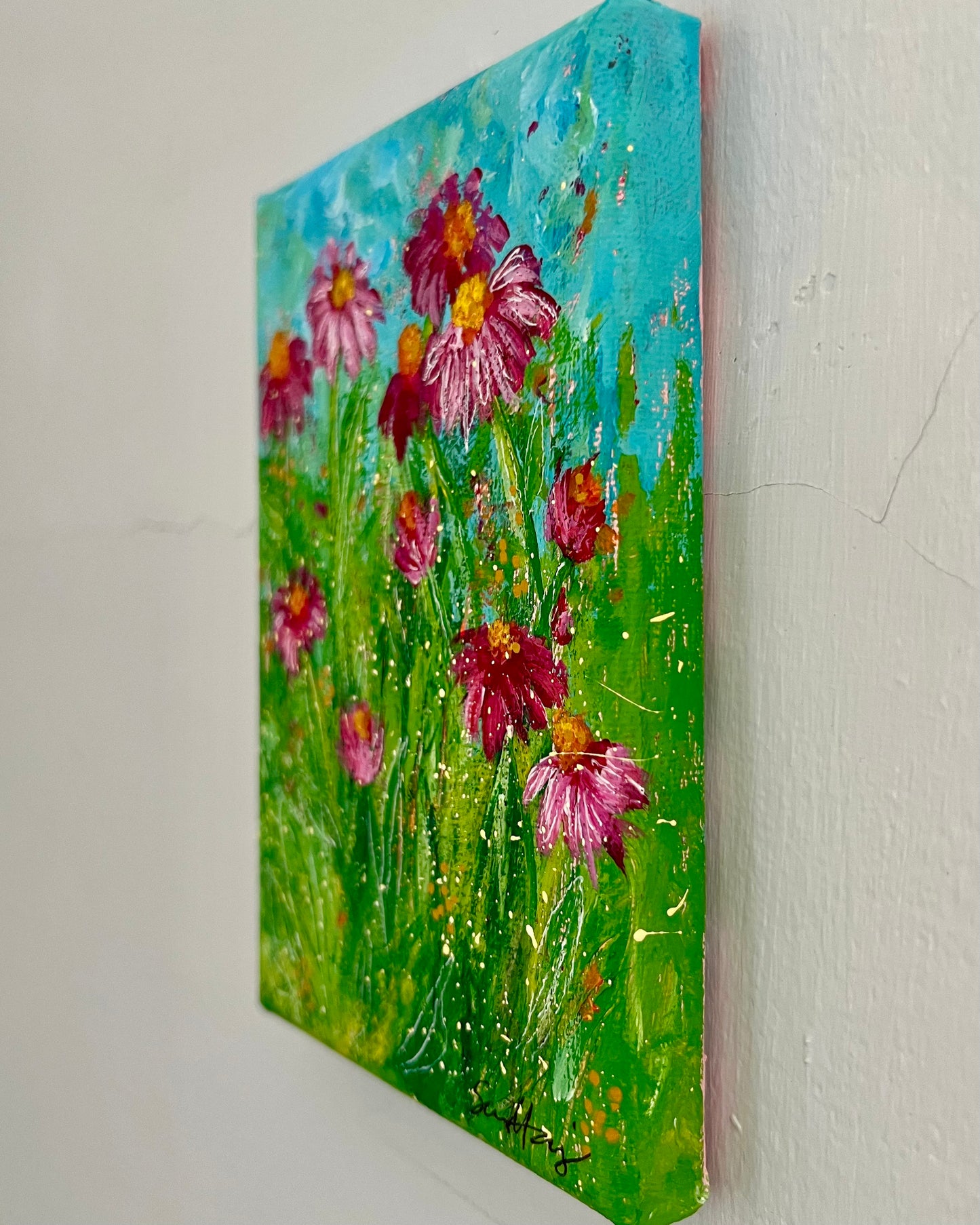 Coneflowers on Canvas 006