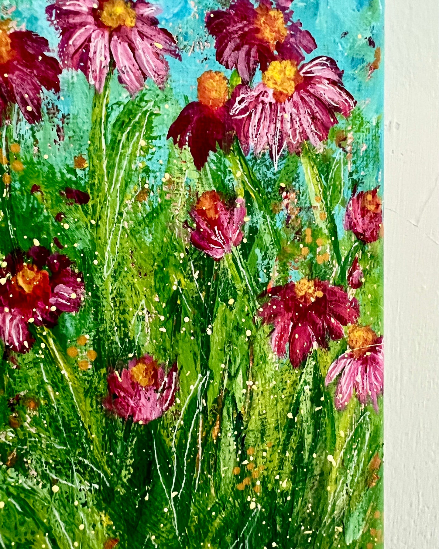 Coneflowers on Canvas 006