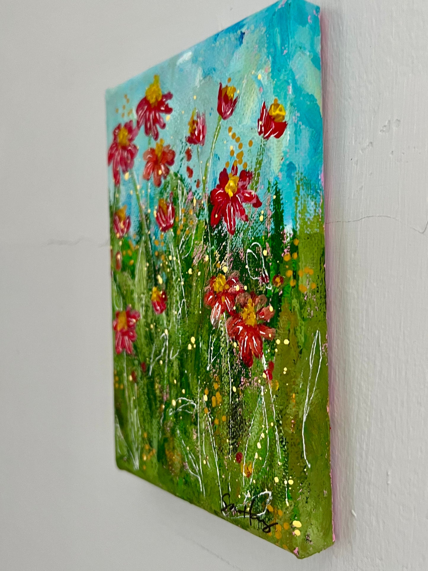 Coneflowers on Canvas 008