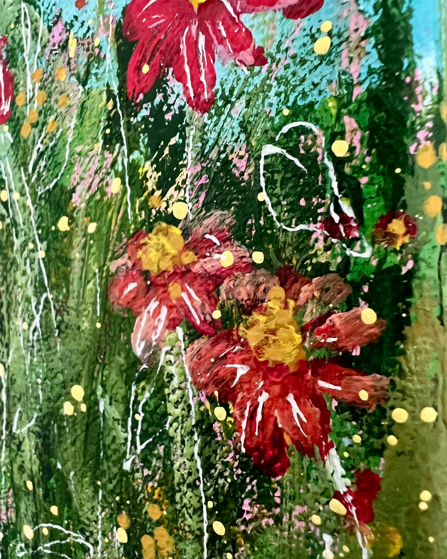 Coneflowers on Canvas 008