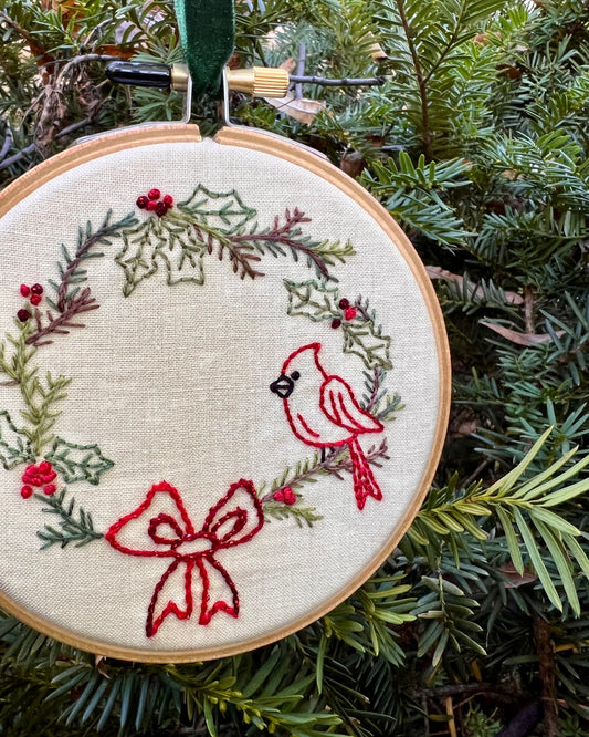 Pattern #136 - Christmas Cardinal