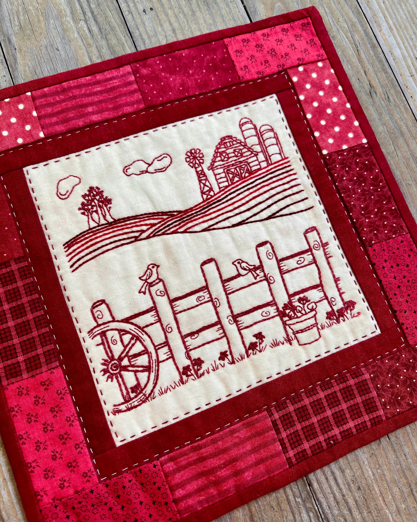 Down on the Farm - Finished Sample