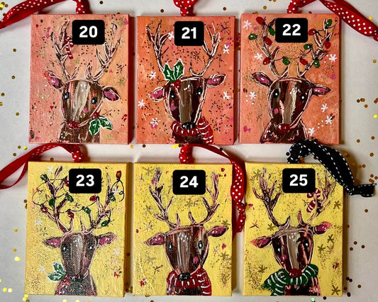 Reindeers & Rudolfs PEACH & YELLOW