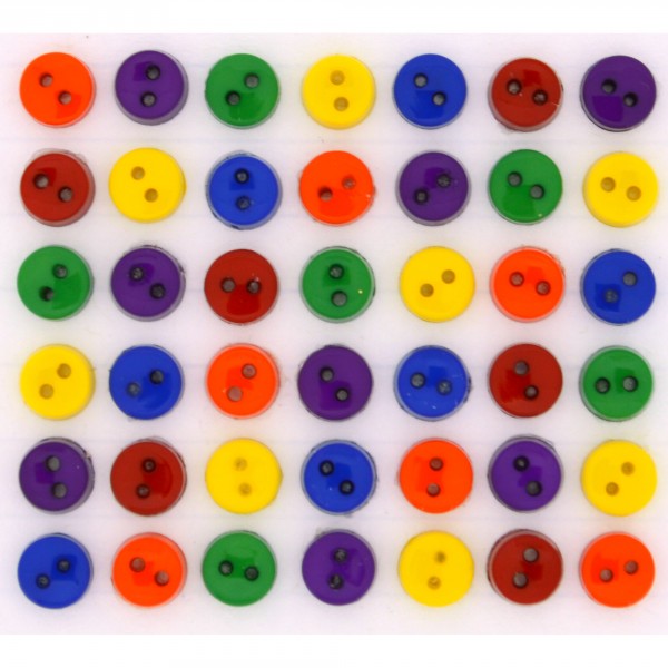 Button #1347 - Tiny Round Primary