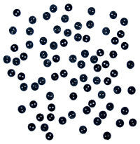 Button #3244 - Micro Mini Round Black – Blueberry Backroads