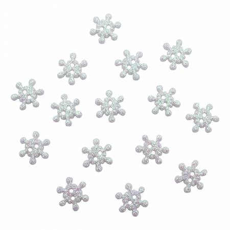 Snowflake with Decorative Buttons