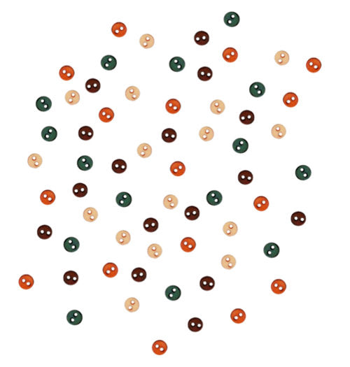 Button #5594 - Micro Mini Round Fall