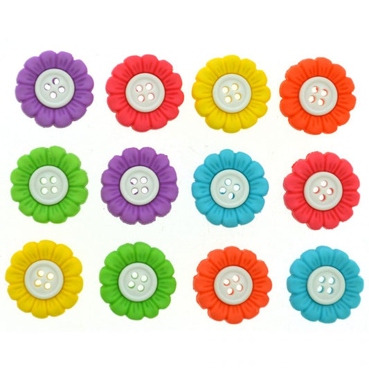 Button #6943 - Sew Cute Sunflowers