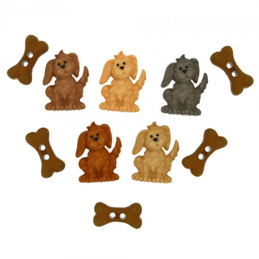 Button #8989 - Give a Dog a Bone
