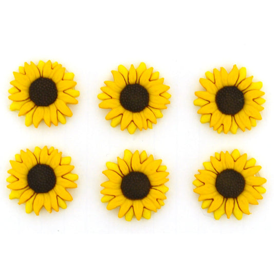 Button #9374 - Sunflowers