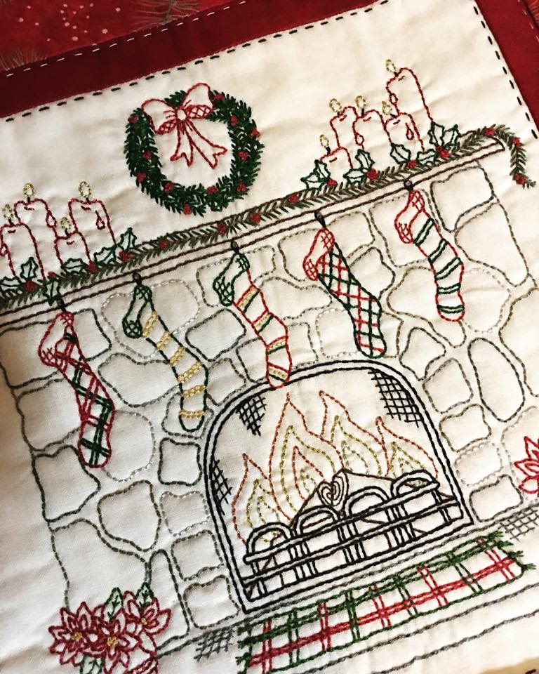 Pattern #051 - Christmas by the Fire