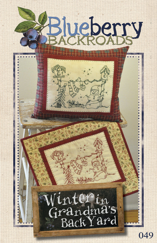 Pattern #049 - Winter in Grandma's Back Yard