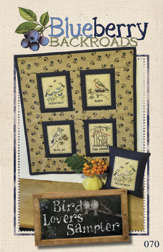 Pattern #070 - Bird Lovers Sampler