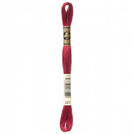 Floss #DMC 221 - Red