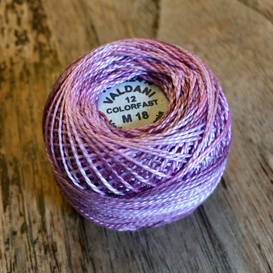 Valdani Perle Cotton Size 12 - M18 Iris Petals
