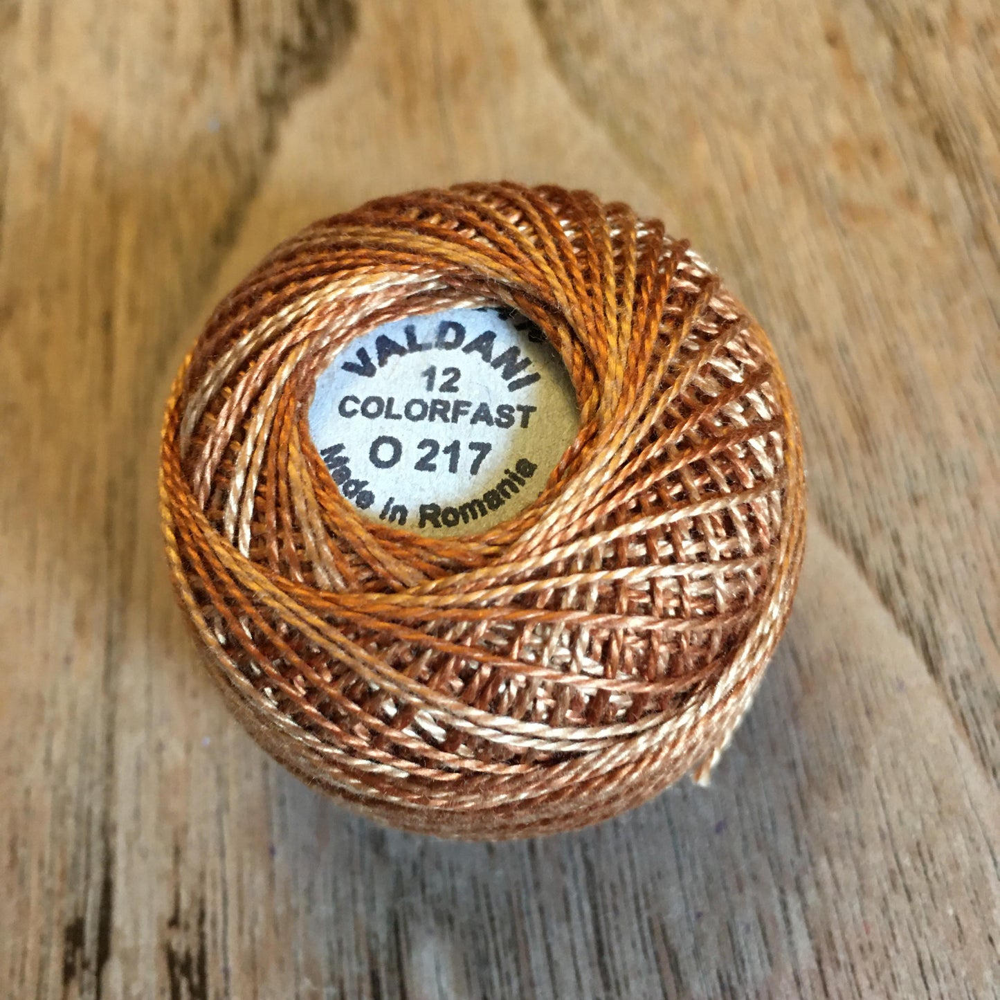 Valdani Perle Cotton Size 12 - O217 Yummy Pumpkin