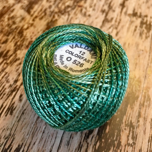 Valdani Perle Cotton Size 12 - O526 Green Pastures