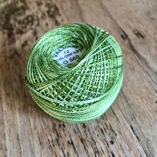 Valdani Perle Cotton Size 12 - O560 Morning Grass