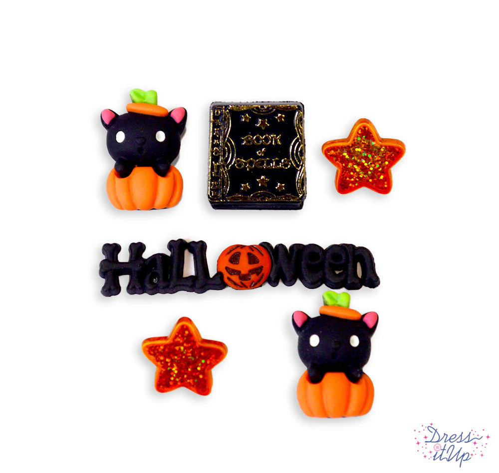 Button #12252 - Halloween Kittens