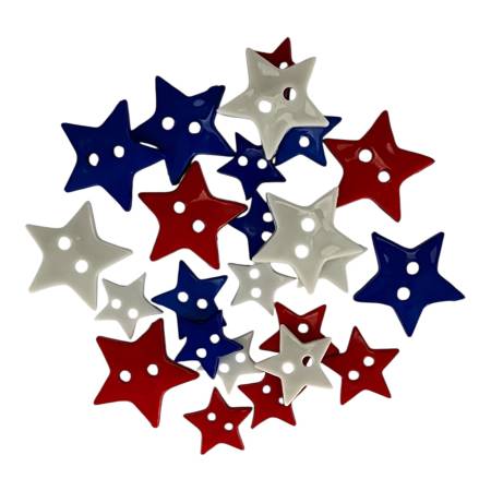 Button #4389 - American Stars