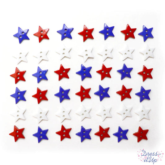 Button #4541 - Star Spangled