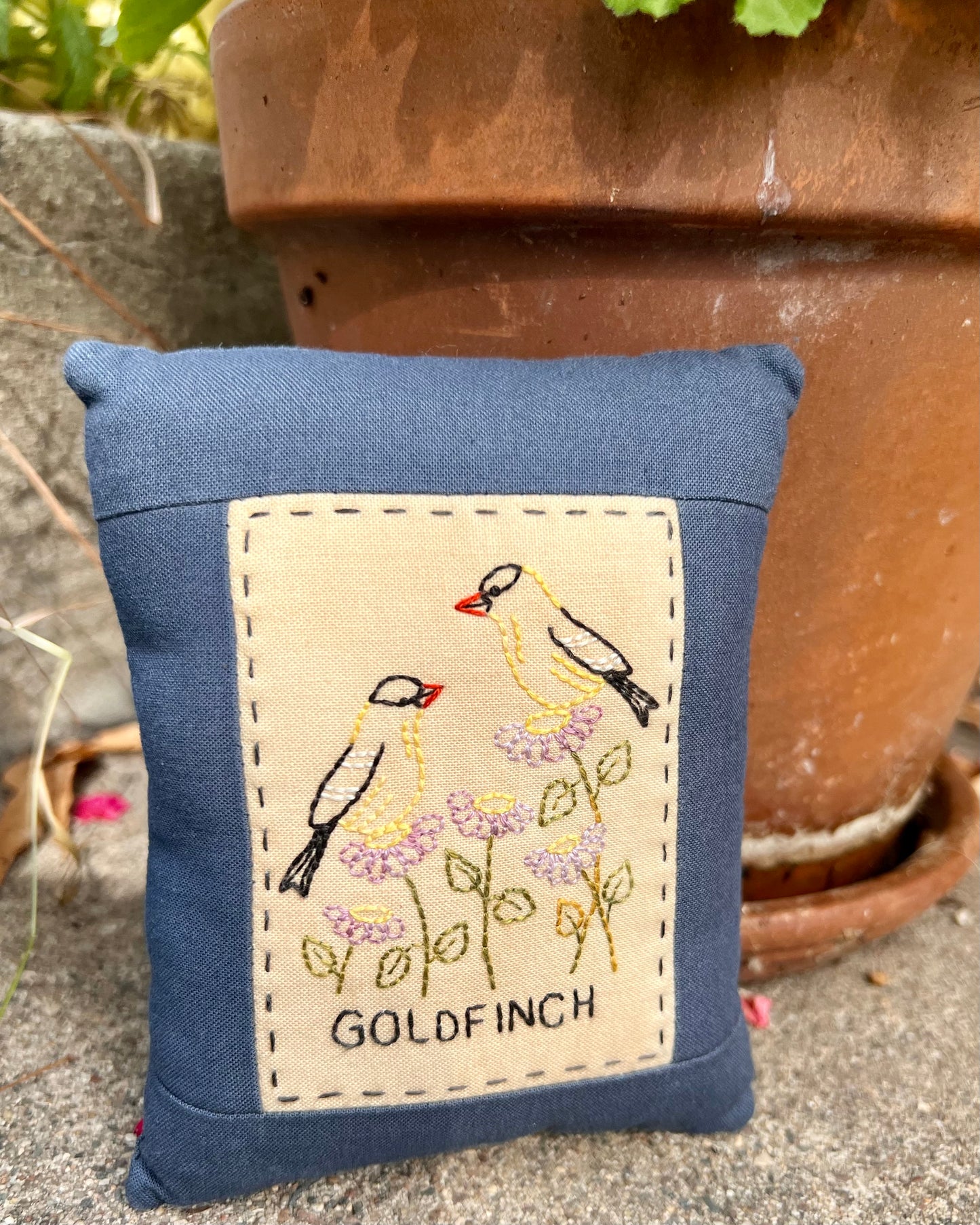 Bird Lovers Sampler - Finished Pillow