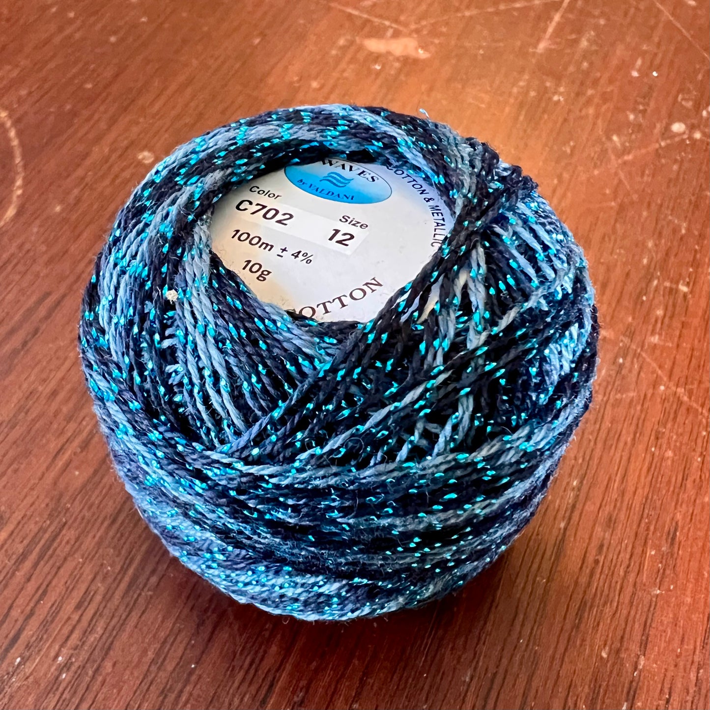 Valdani Perle Cotton Size 12 - C702 Sparkly Sky
