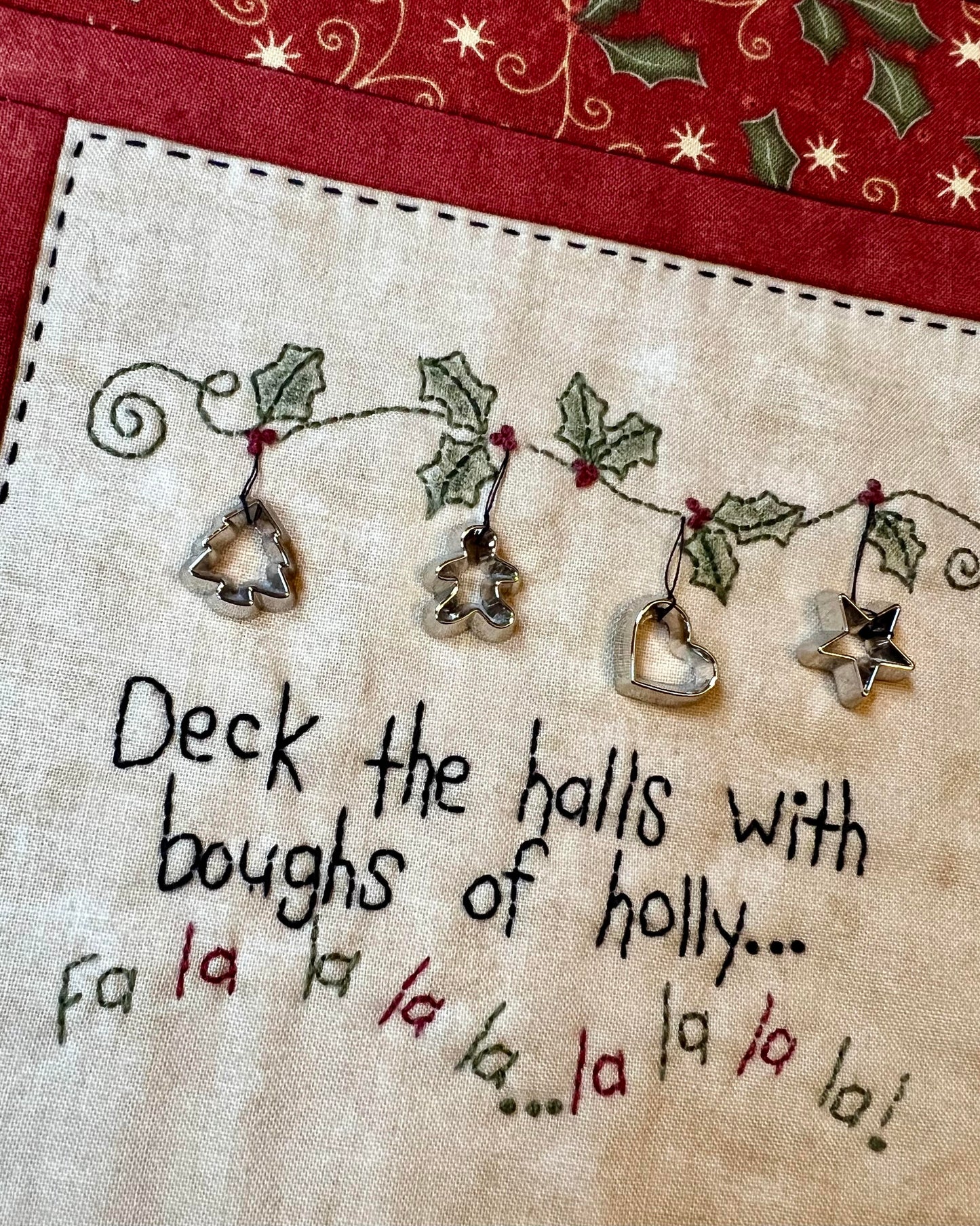 Deck the Halls - Finished Sample