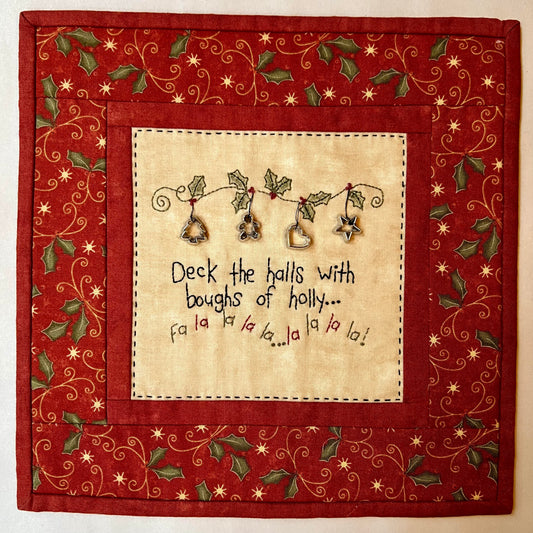 Deck the Halls - Finished Sample