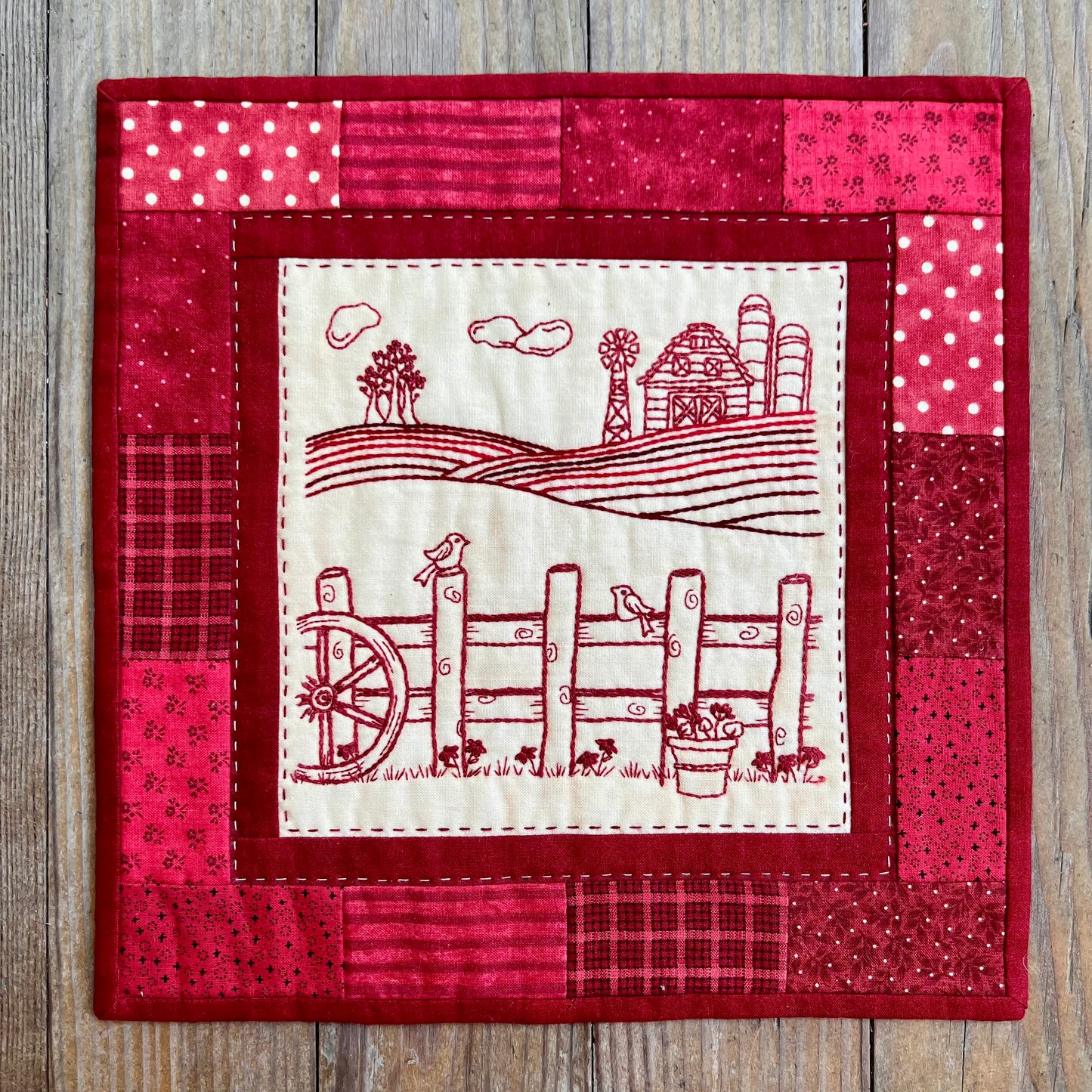 Down on the Farm - Finished Sample