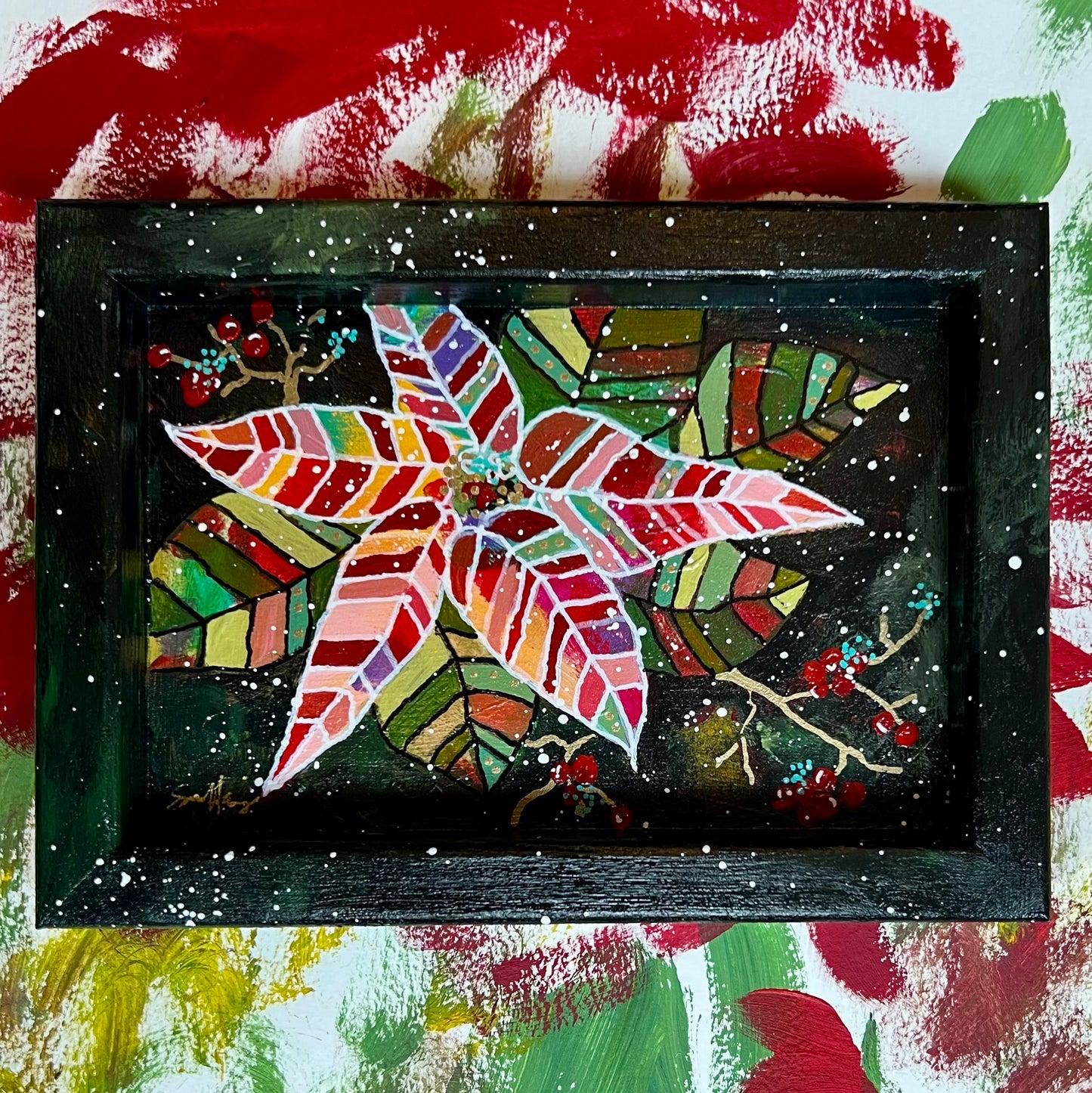 Not Your Grandma's Poinsettia 002