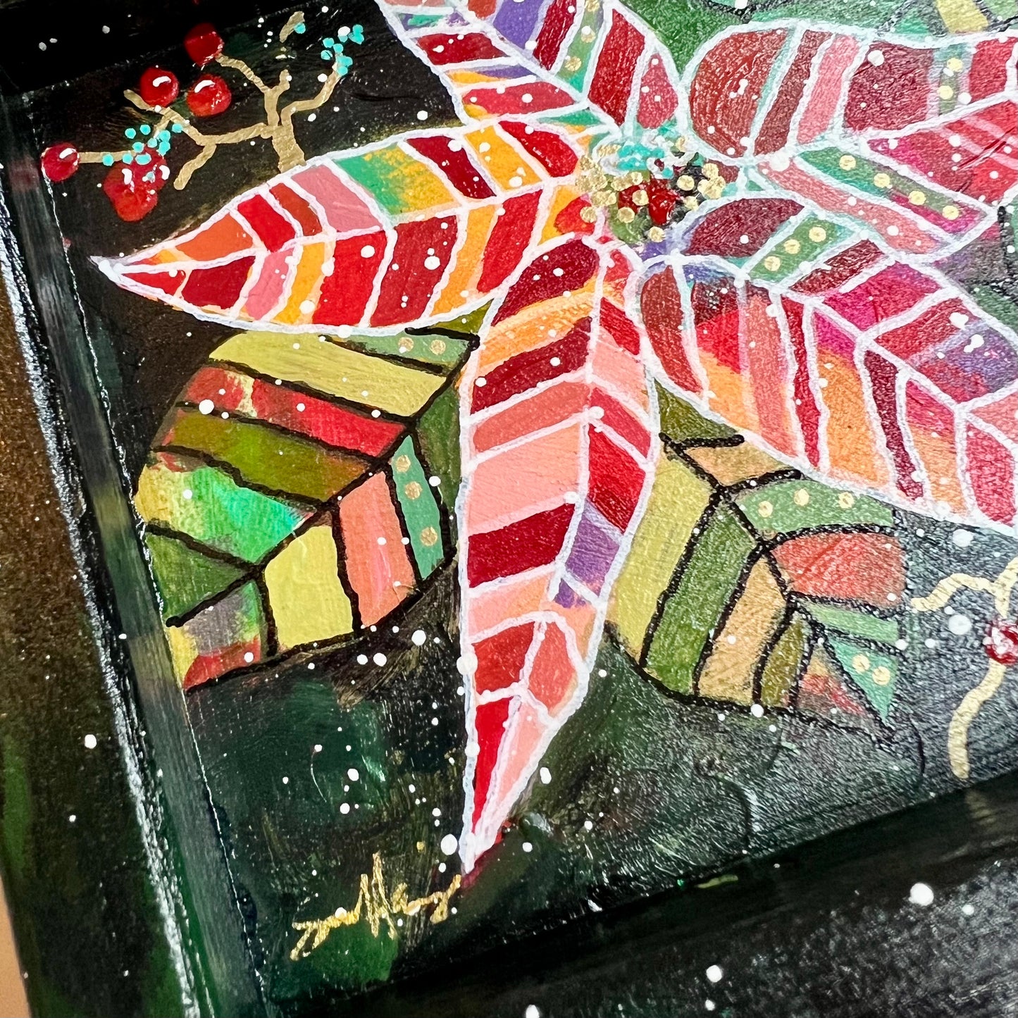 Not Your Grandma's Poinsettia 002