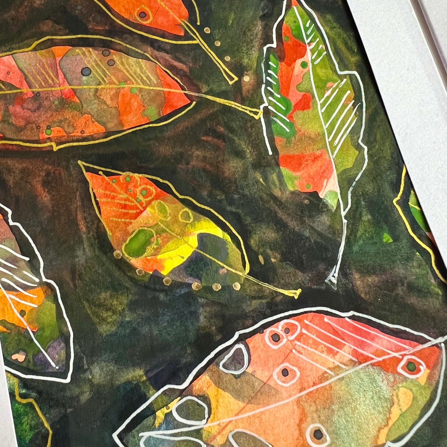 Gratitude Feathers - Hand Painted Greeting Cards