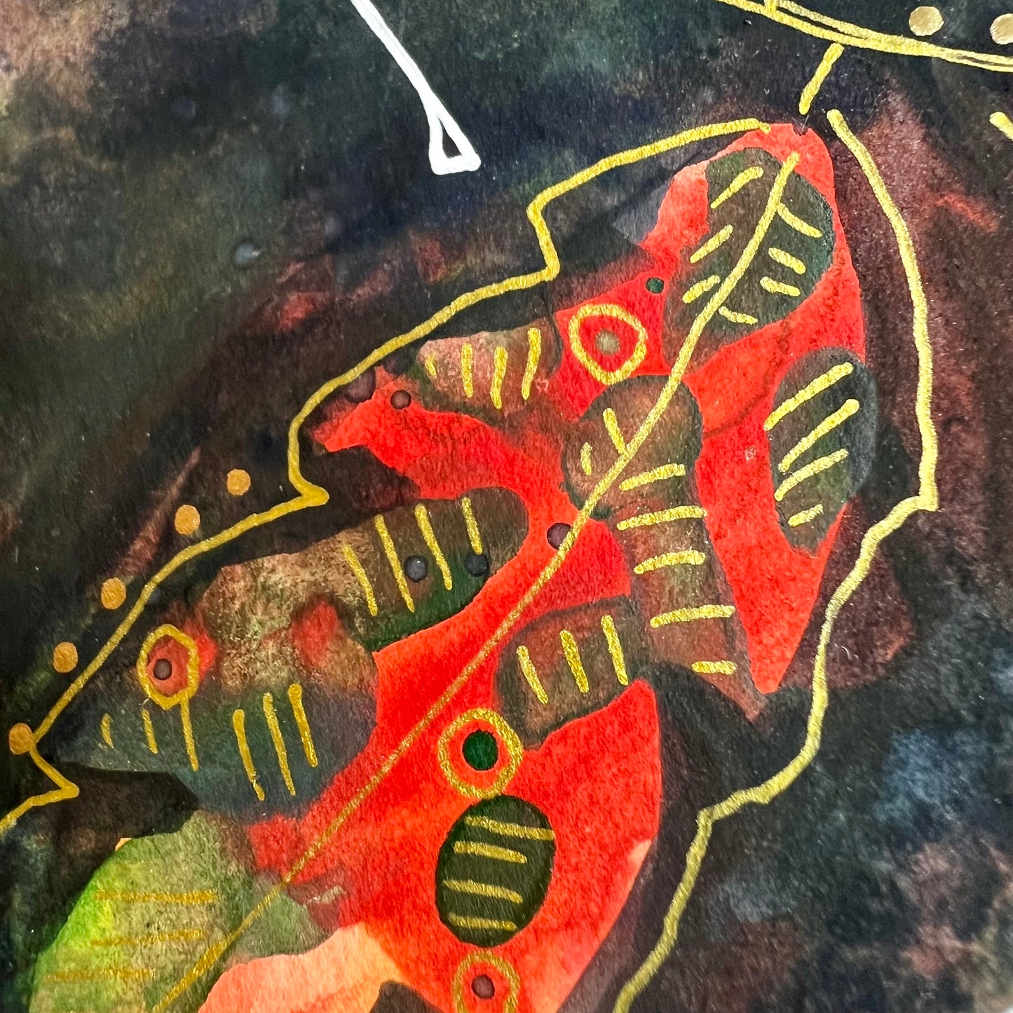 Gratitude Feathers - Hand Painted Greeting Cards