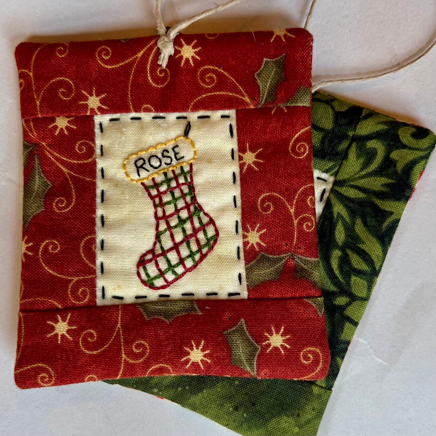 Happy Holidays - Finished Ornaments