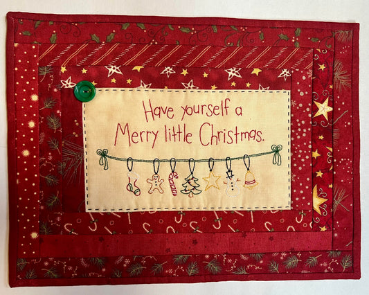 Merry Little Christmas - Finished Sample