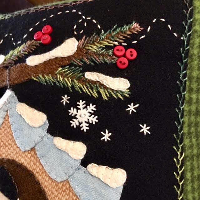 My Little Chickadee - Finished Pillow