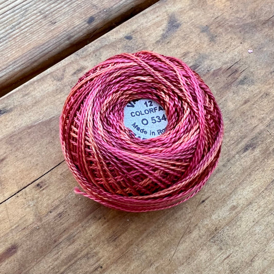 Valdani Perle Cotton Size 12 - O534 - Quiet Fall