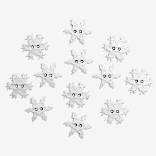 Button #2892 - Sew-Thru Snowflakes