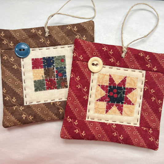 Tiny Blocks Sampler - Finished Ornaments