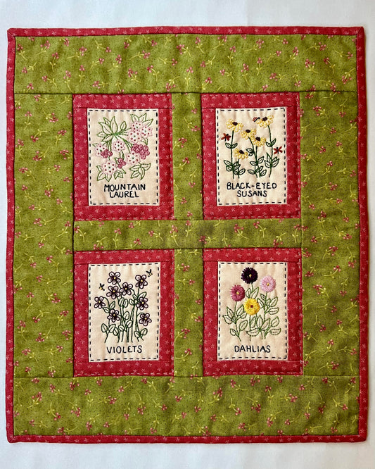 Wildflower Sampler - Finished Sample