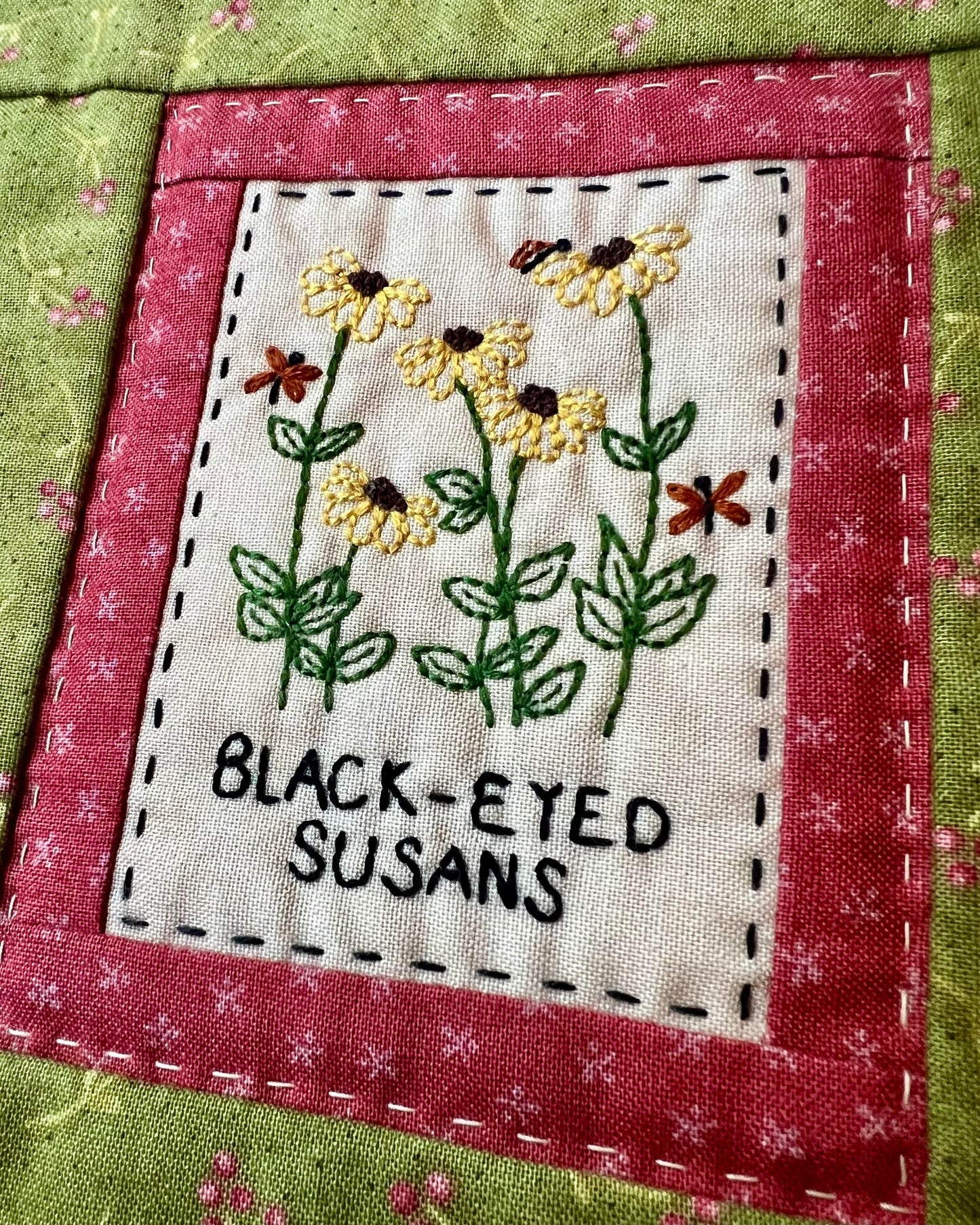 Wildflower Sampler - Finished Sample