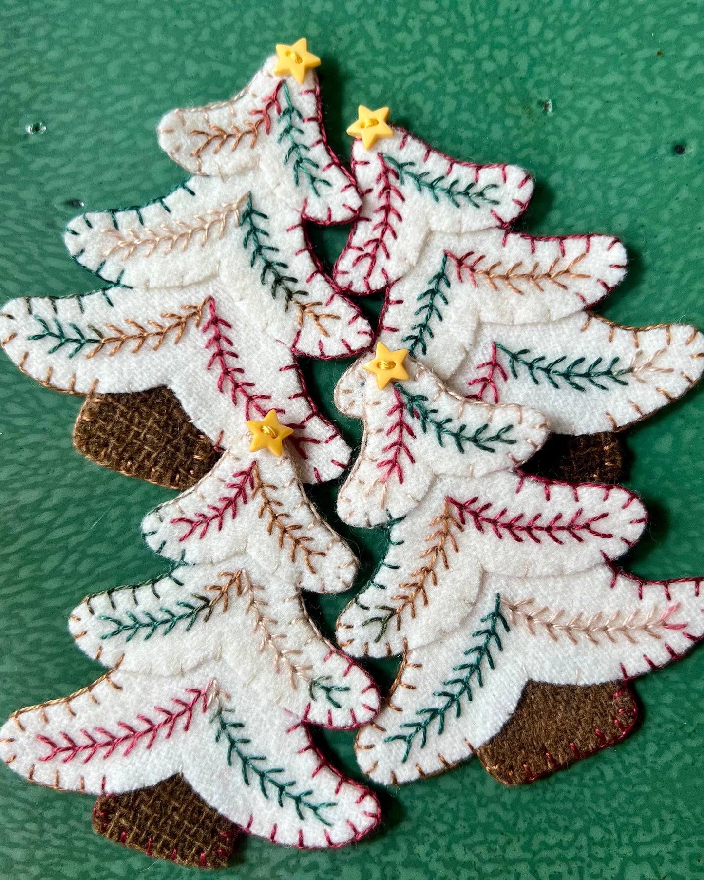 Wooly Pine - Tree Ornament - Finished Sample